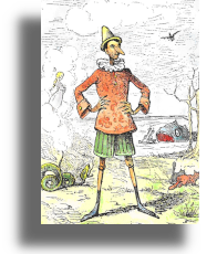 En corps Pinocchio